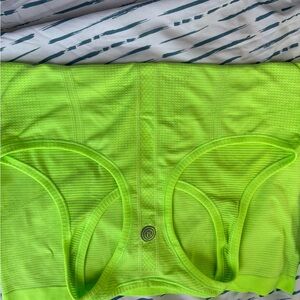 Lululemon Athletica Neon Green Sports Bra